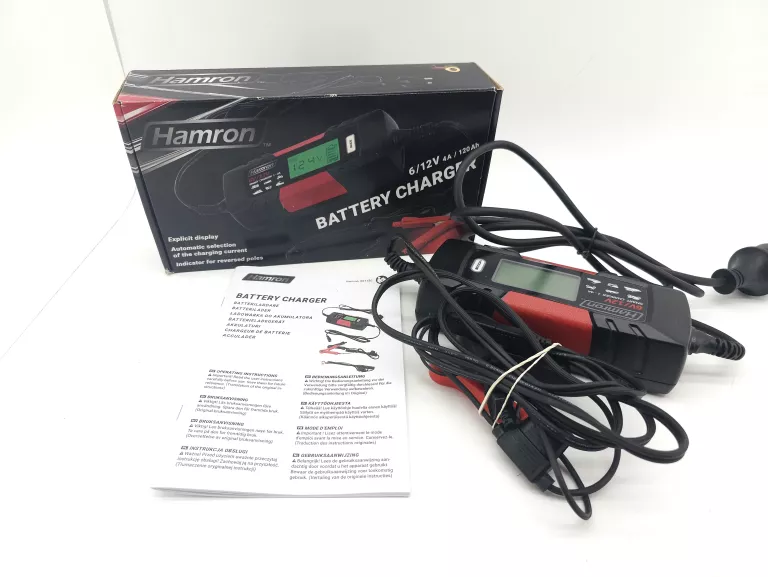 PROSTOWNIK SAMOCHODOWY ŁADOWARKA 6V/12V HAMRON