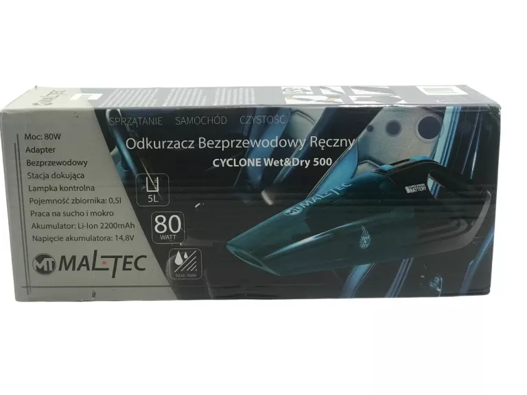 ODKURZACZ RĘCZNY MALTEC CYCLONE WET&DRY 500 12W1