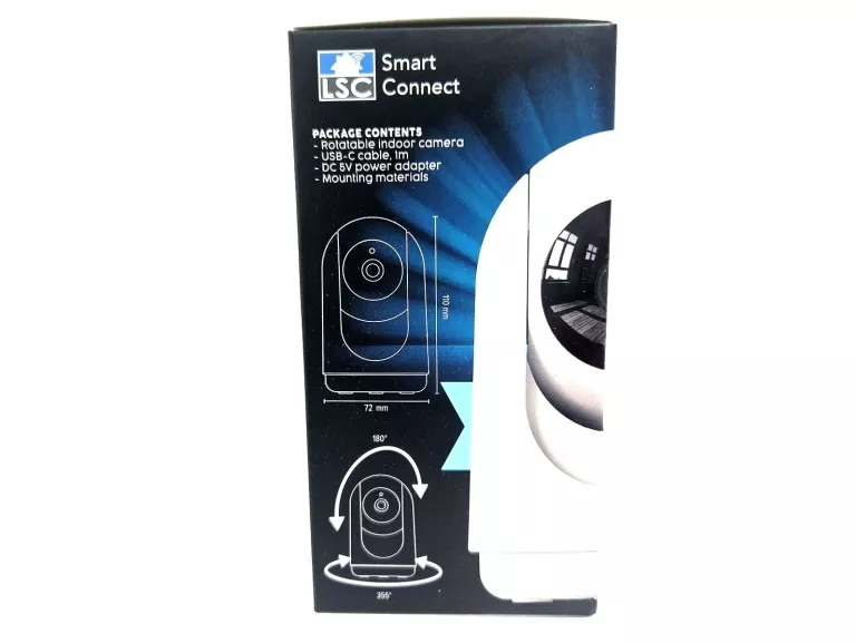 KAMERA WIFI LSC 1296P OBROTOWA WEWNĘTRZNA
