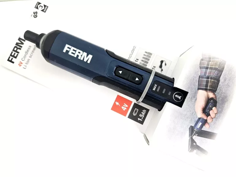 WKRĘTARKA MAGNETYCZNE KOŃCÓWKI FERM ZASILANIE AKUMULATOROWE 4V USB CDM1188