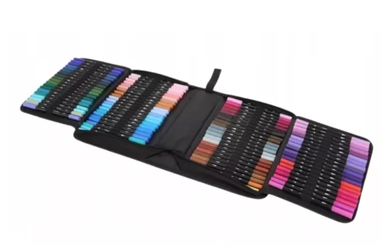 MARKERY DWUSTRONNE PODWÓJNE W ETUI CRAFT SENSATIONS 120 SZT.