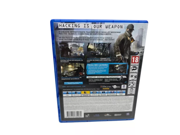 GRA PS4 WATCH DOGS - POLSKIE NAPISY
