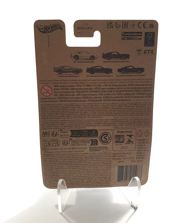 HOT WHEELS 60 YEARS SINCE 1964 '18 FORD MUSTANG RTR SPEC 5 JBY53