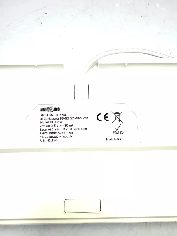 KLAWIATURA MAD DOG GK960W