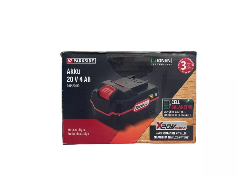 AKUMULATOR PARKSIDE PAP 20 A3 X20V TEAM 4 AH 4AH 20V