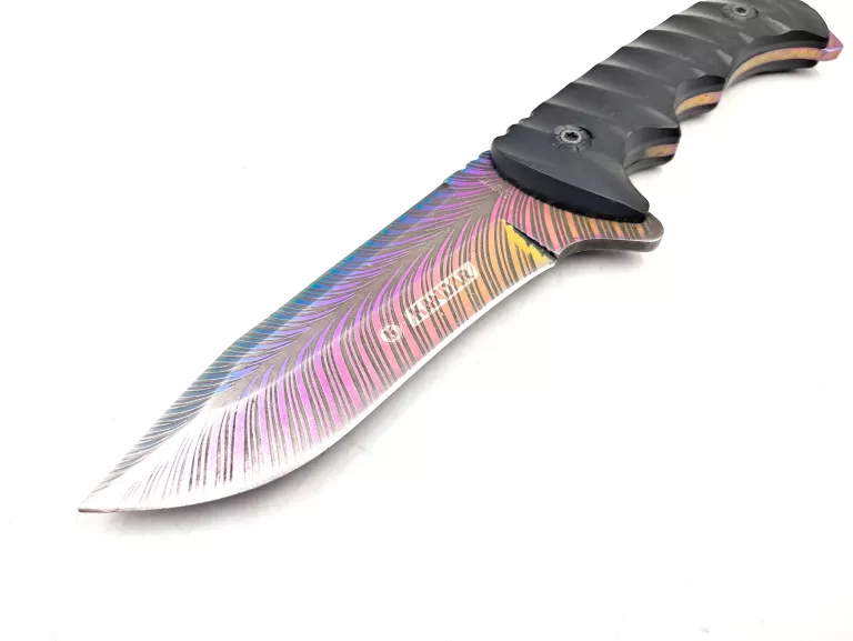 NÓŻ KANDAR N272 TĘCZOWY FULL TANG 23CM