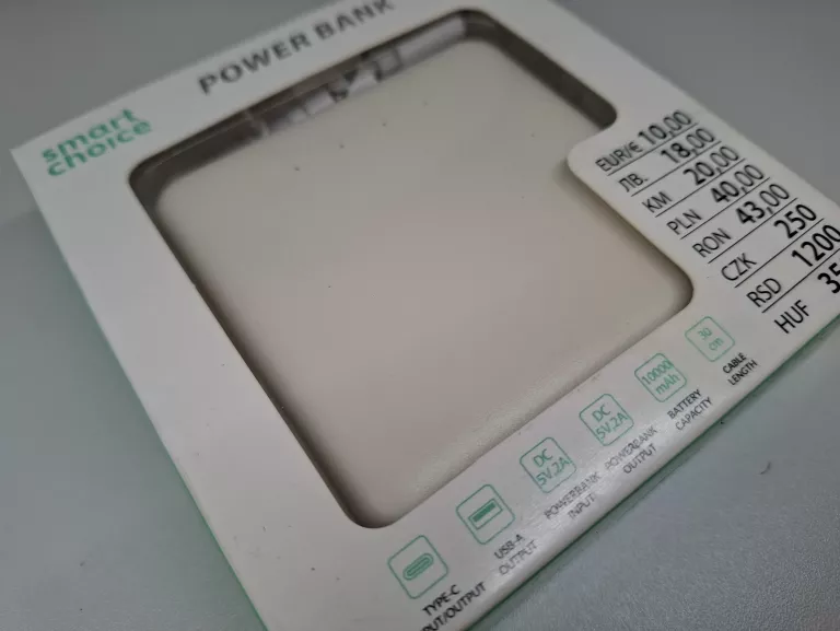 POWERBANK 10000MAH SMARTCHOICE