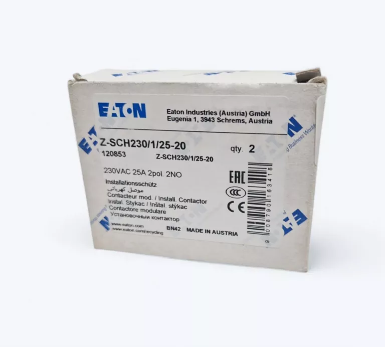EATON STYCZNIK INSTALACYJNY Z-SCH230/1/25-20 2SZT.