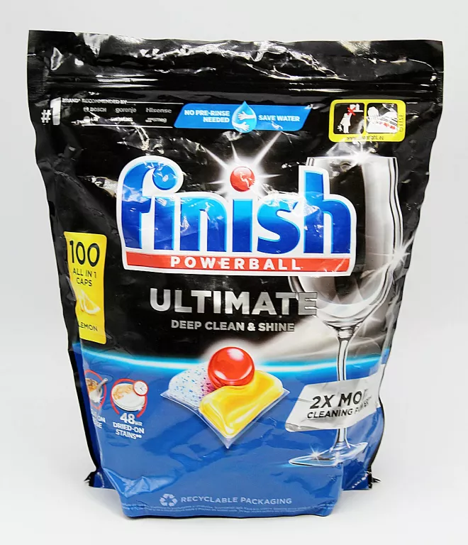 KAPSUŁKI DO ZMYWARKI FINISH ULTIMATE ALL IN 1 LEMON 100SZT.