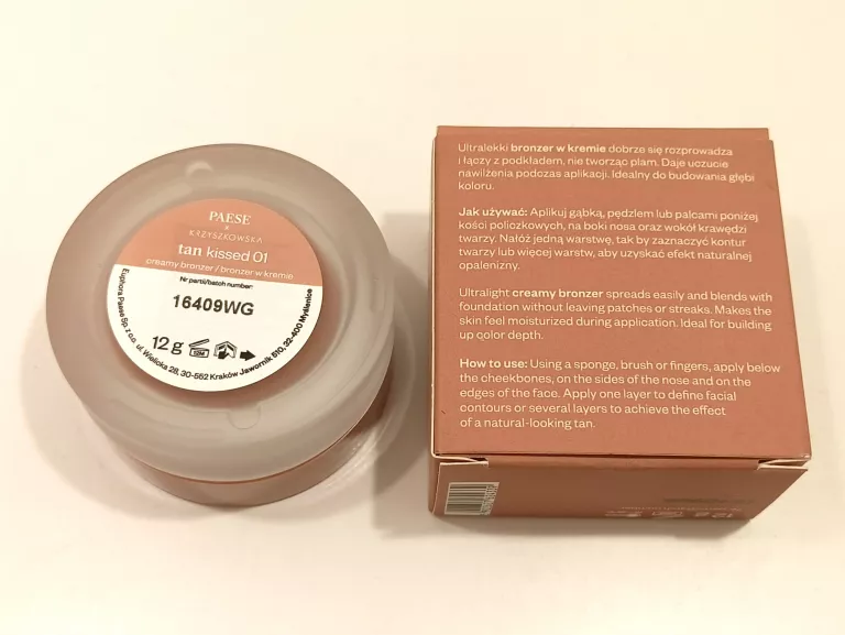 PAESE BRONZER TAN KISSED W KREMIE 01