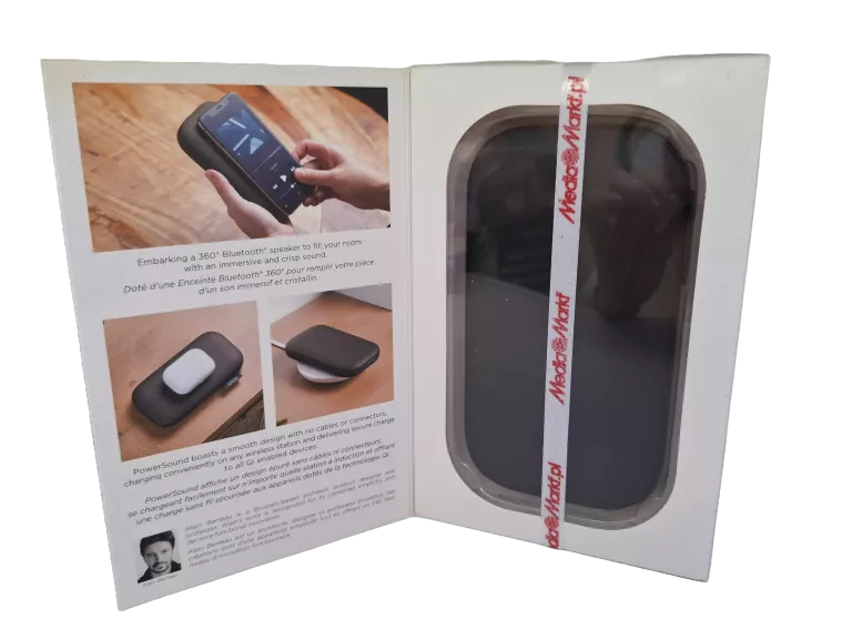 LEXON POWERBANK INDUKCYJNY 5000 MAH Z GŁOŚNIKIEM