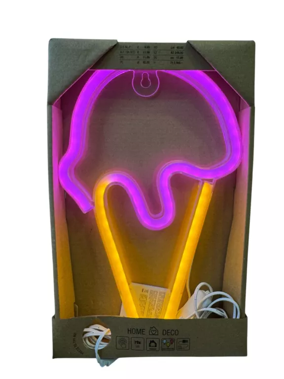 NEON LÓD ROŻEK LED