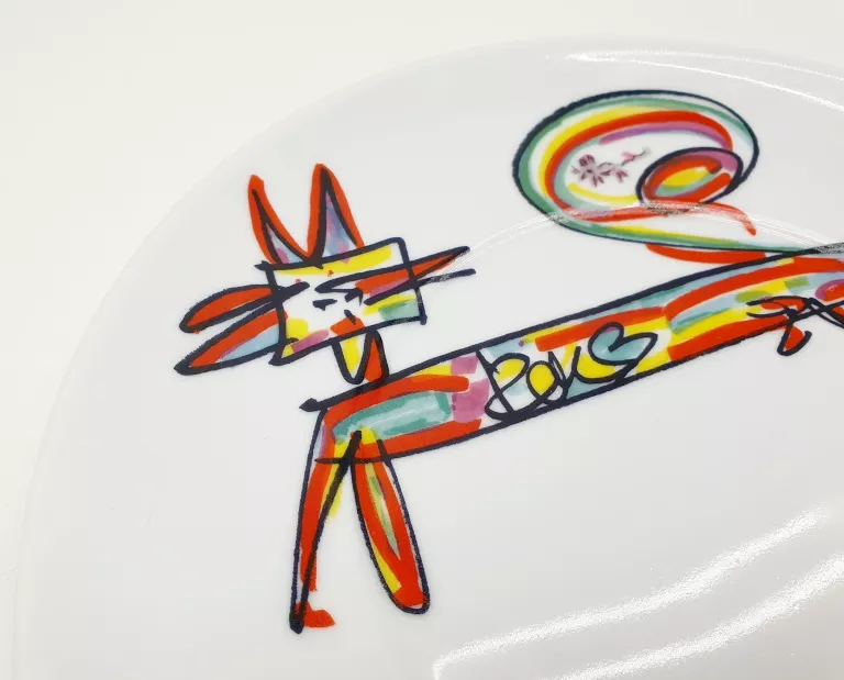 TALERZ PORCELANA ĆMIELÓW KORA 20CM