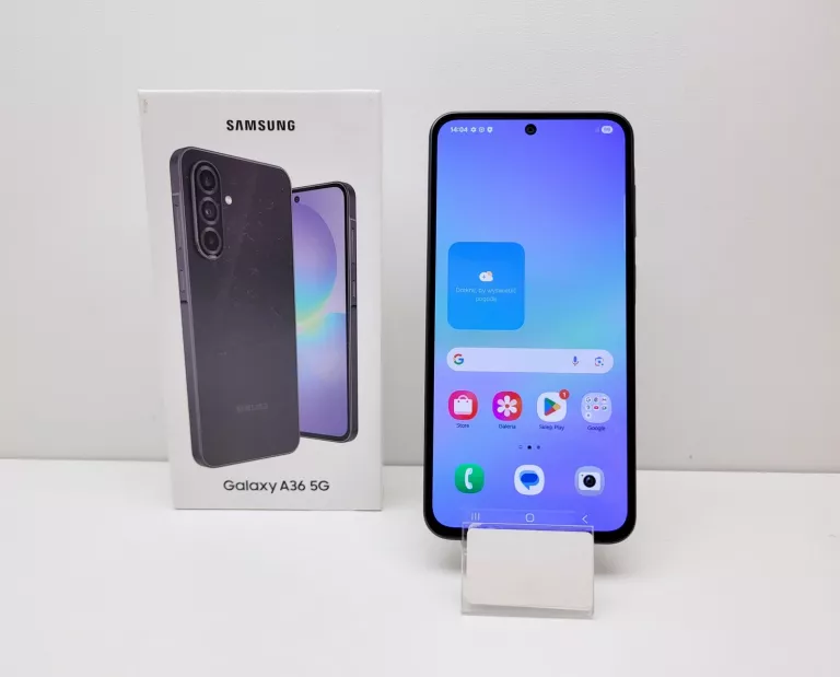TELEFON SAMSUNG GALAXY A36 5G 6/128GB 6.7" 120HZ CZARNY KOMPLET