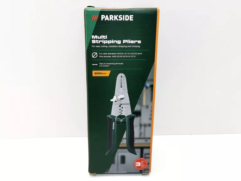 PARKSIDE SZCZYPCE DO IZOLACJI 200 MM AWG 10–22 CIĘCIE ZACISK PRZEWODÓW