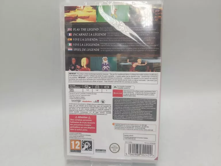 GRA NINTENDO SWITCH AVATAR THE LAST AIRBENDER QUEST FOR BALANCE