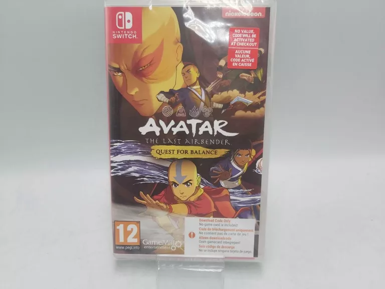 GRA NINTENDO SWITCH AVATAR THE LAST AIRBENDER QUEST FOR BALANCE