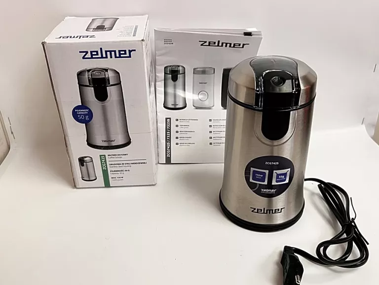 MŁYNEK ELEKTRYCZNY ZELMER ZCG7425 150 W SREBRNY