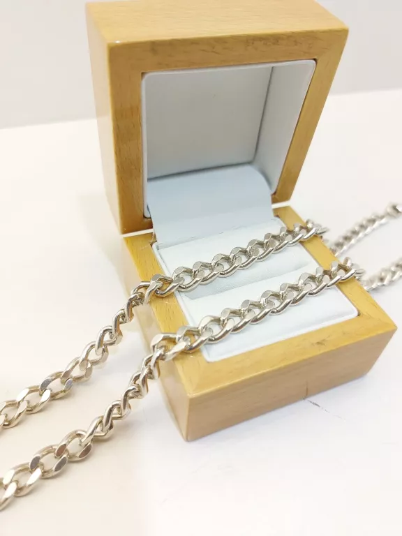 SREBRNY ELEGANCKI ŁAŃCUCH! 59,66G! 925