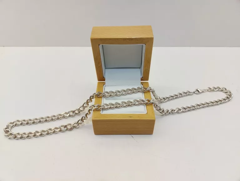 SREBRNY ELEGANCKI ŁAŃCUCH! 59,66G! 925
