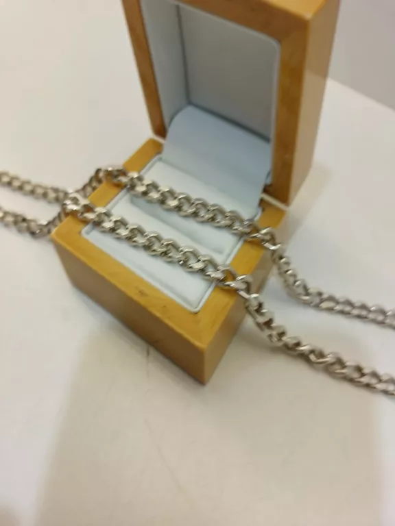 SREBRNY ELEGANCKI ŁAŃCUCH! 59,66G! 925
