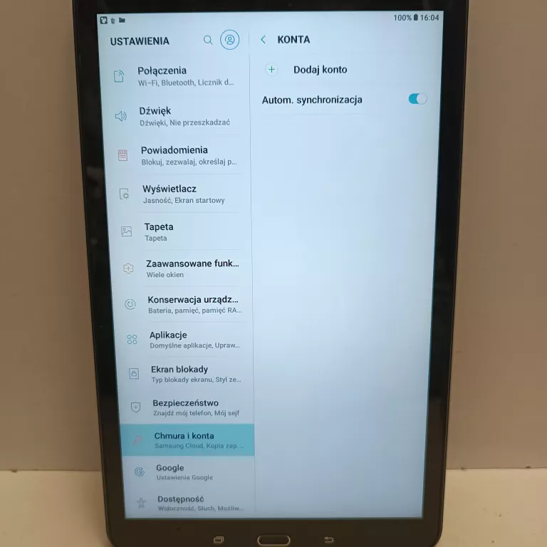 TABLET SAMSUNG GALAXY TAB A 2016