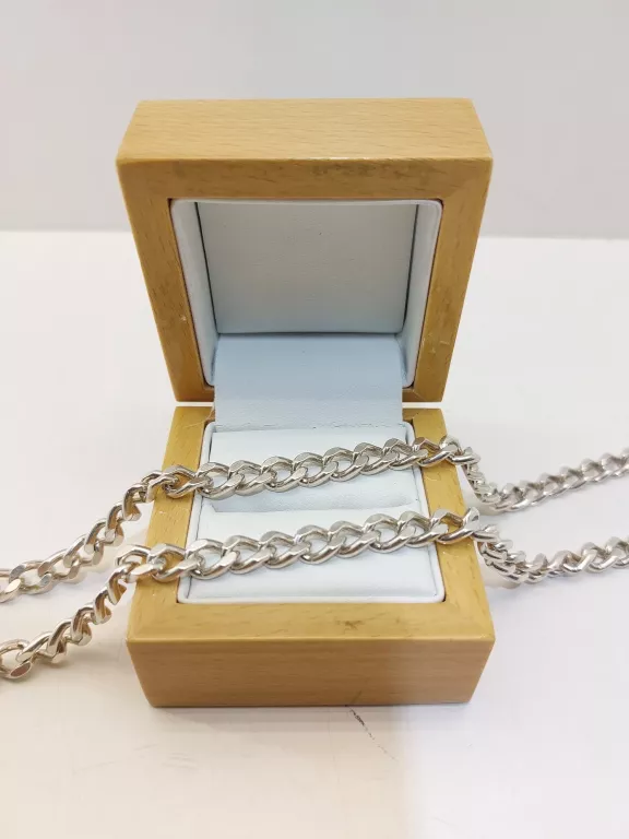 SREBRNY ELEGANCKI ŁAŃCUCH! 59,66G! 925