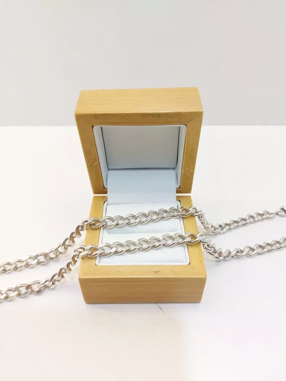 SREBRNY ELEGANCKI ŁAŃCUCH! 59,66G! 925