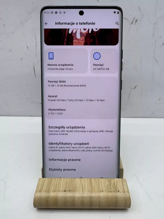 TELEFON MOTOROLA EDGE 50 PRO 12GB/512GB KOMPLET
