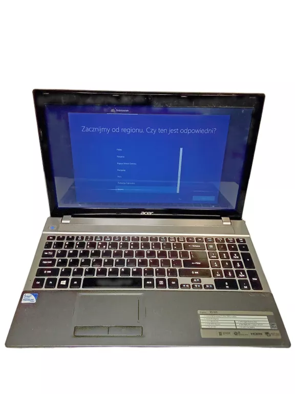 LAPTOP ACER V3-531 + ZASILACZ