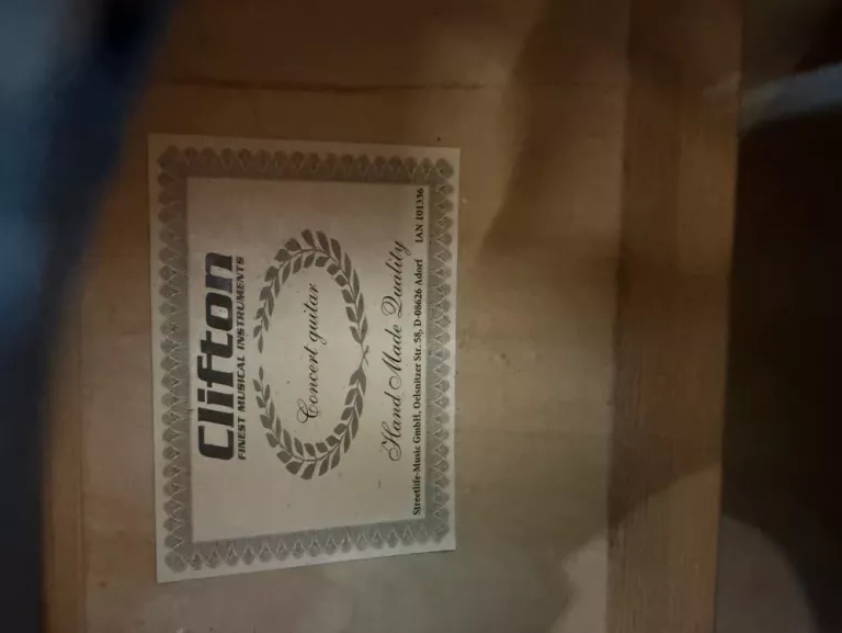 GITARA KLASYCZNA CLIFTON 101336 + FUTERAŁ