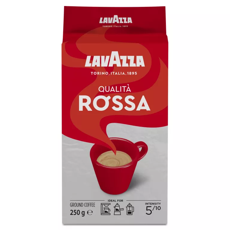 KAWA MIELONA LAVAZZA QUALITA ROSSA 250G