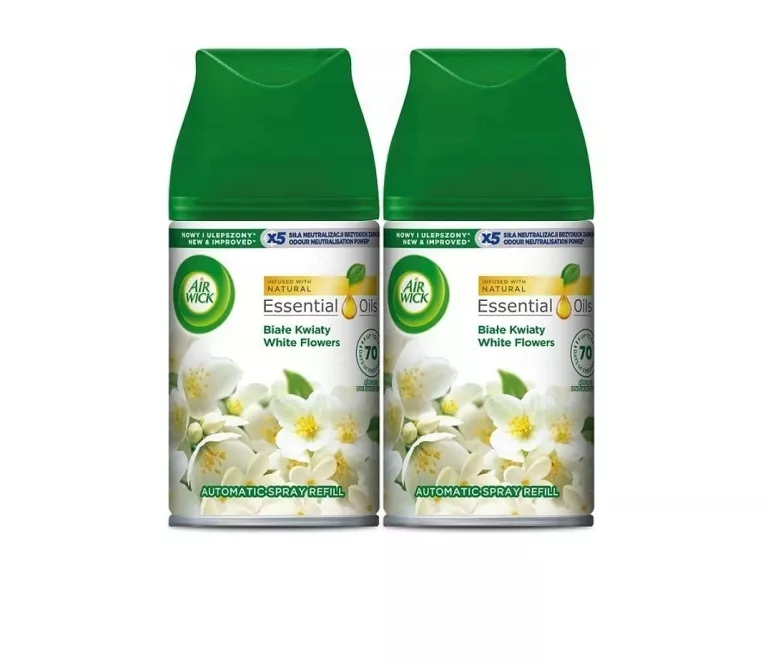 AIR WICK BIAŁE KWIATY WKŁAD/ZAPAS ODŚWIEŻACZ POWIETRZA 2 X 250ML