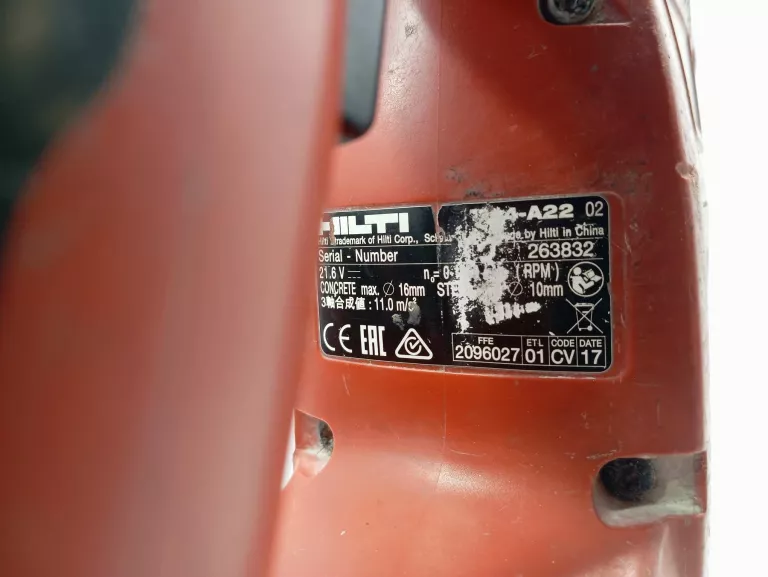 MŁOTOWIERTARKA HILTI TE 4-A22
