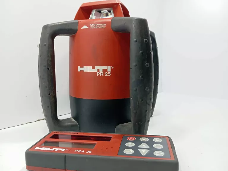 NIWELATOR LASEROWY HILTI PR 25 + DETEKTOR HILTI PRA 25 BEZ STATYWU