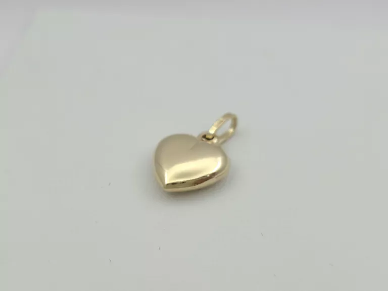 ZŁOTA ZAWIESZKA SERCE - 585 14K 1,14G