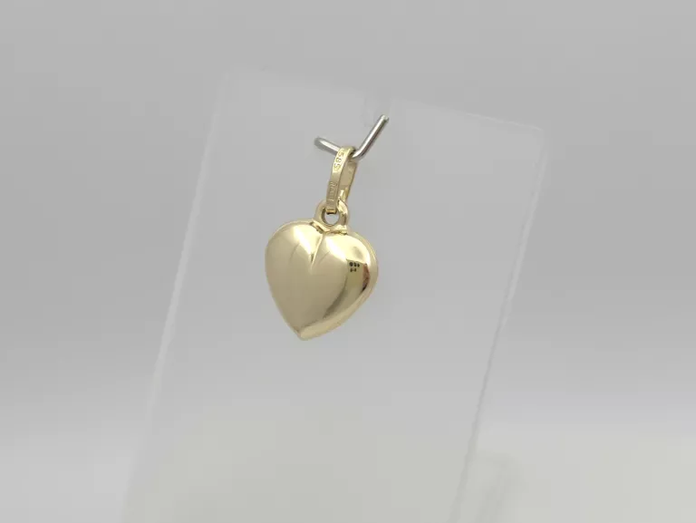 ZŁOTA ZAWIESZKA SERCE - 585 14K 1,14G