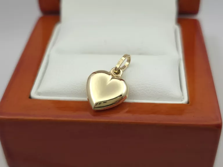 ZŁOTA ZAWIESZKA SERCE - 585 14K 1,14G