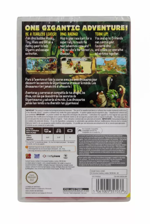 GIGANTOSAURUS THE GAME SWITCH