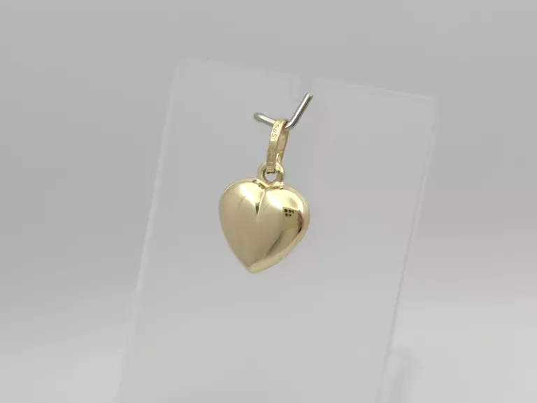 ZŁOTA ZAWIESZKA SERCE - 585 14K 1,14G