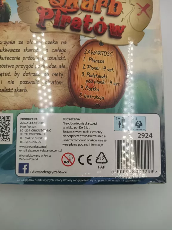 GRA PLANSZOWA SKARB PIRATÓW 294