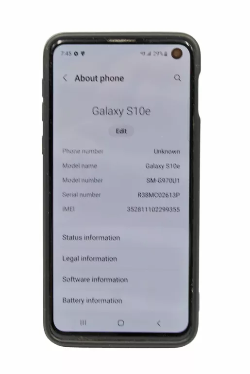 TELEFON SMARTFON SAMSUNG GALAXY S10E 6 GB / 128 GB (LTE)