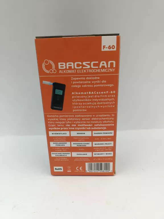 ALKOMAT BACSCAN F-60 PUDEŁKO