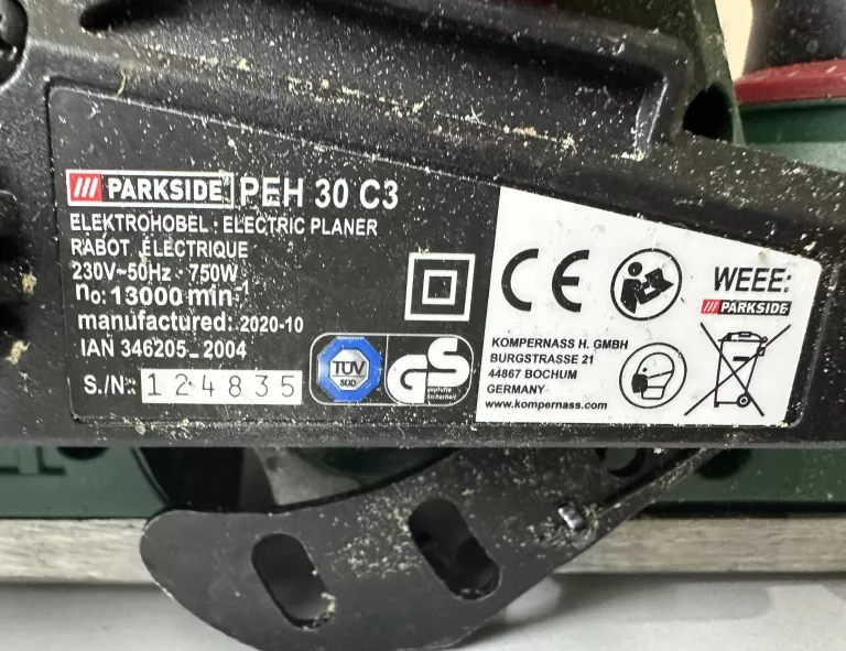 STRUG ELEKTRYCZNY PARKSIDE PEH 30 C3