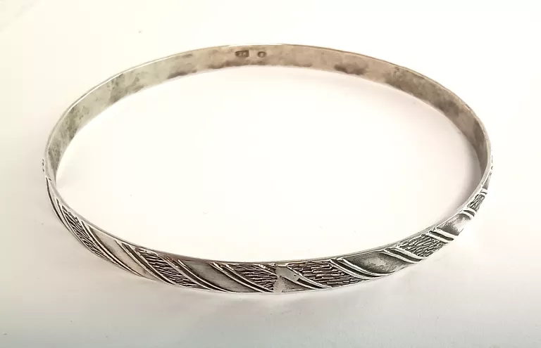 stara-srebrna-bransoletka-kolo-952g-srednica68mm-stan-11323-253798