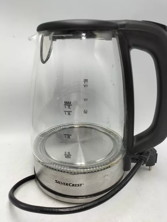 CZAJNIK ELEKTRYCZNY SILVERCREST 1,7 L BEZBARWNY