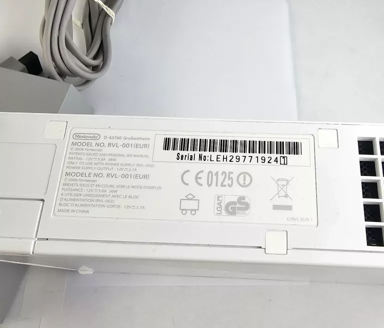 KONSOLA NINTENDO WII RVL-001 + OKABLOWANIE