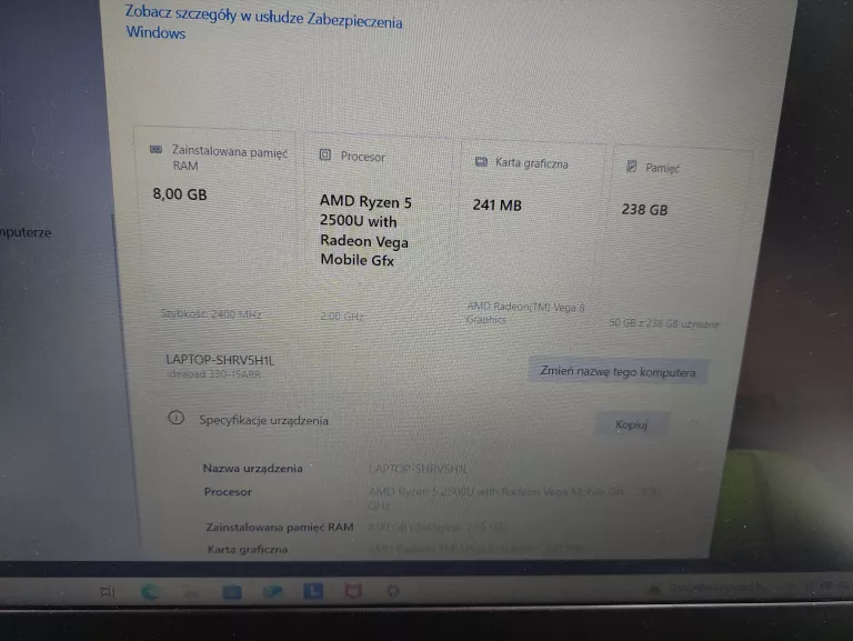 LAPTOP LENOVO IDEAPAD 330