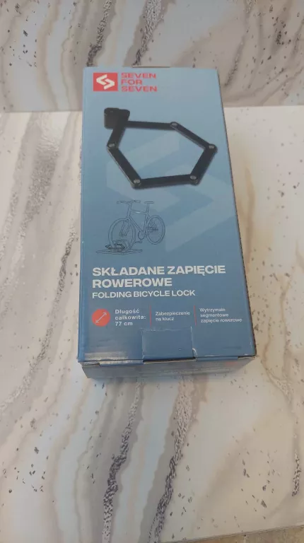 ZABEZPIECZENIE ROWEROWE ZAPIĘCIE SKŁADANE NA KOD SEVEN FOR 7 SEVEN