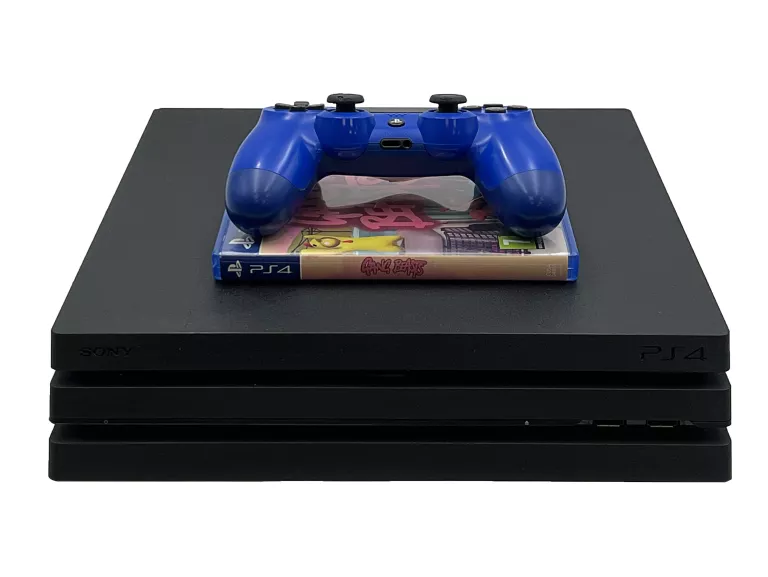 KONSOLA SONY PS4 PLAYSTATION 4 PRO 1TB CUH-7016B + PAD + GRA - OPIS!